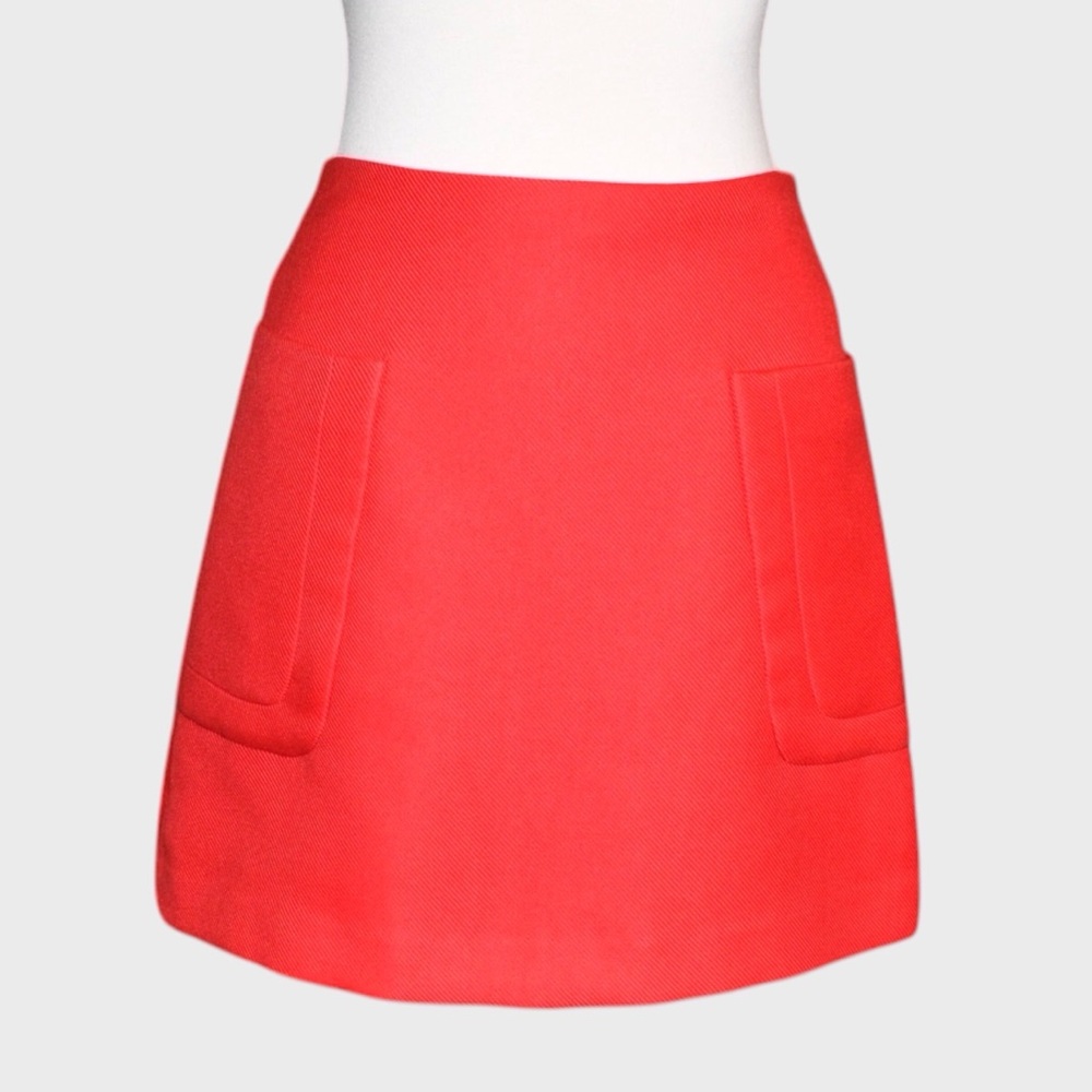 Express A-Line Mini Skirt with Front Pockets